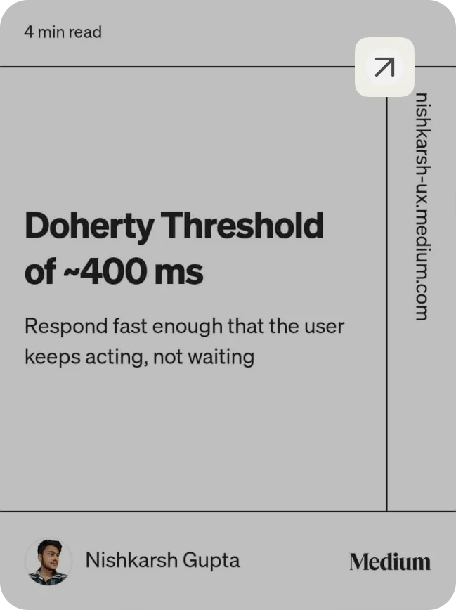 Doherty Threshold Hover